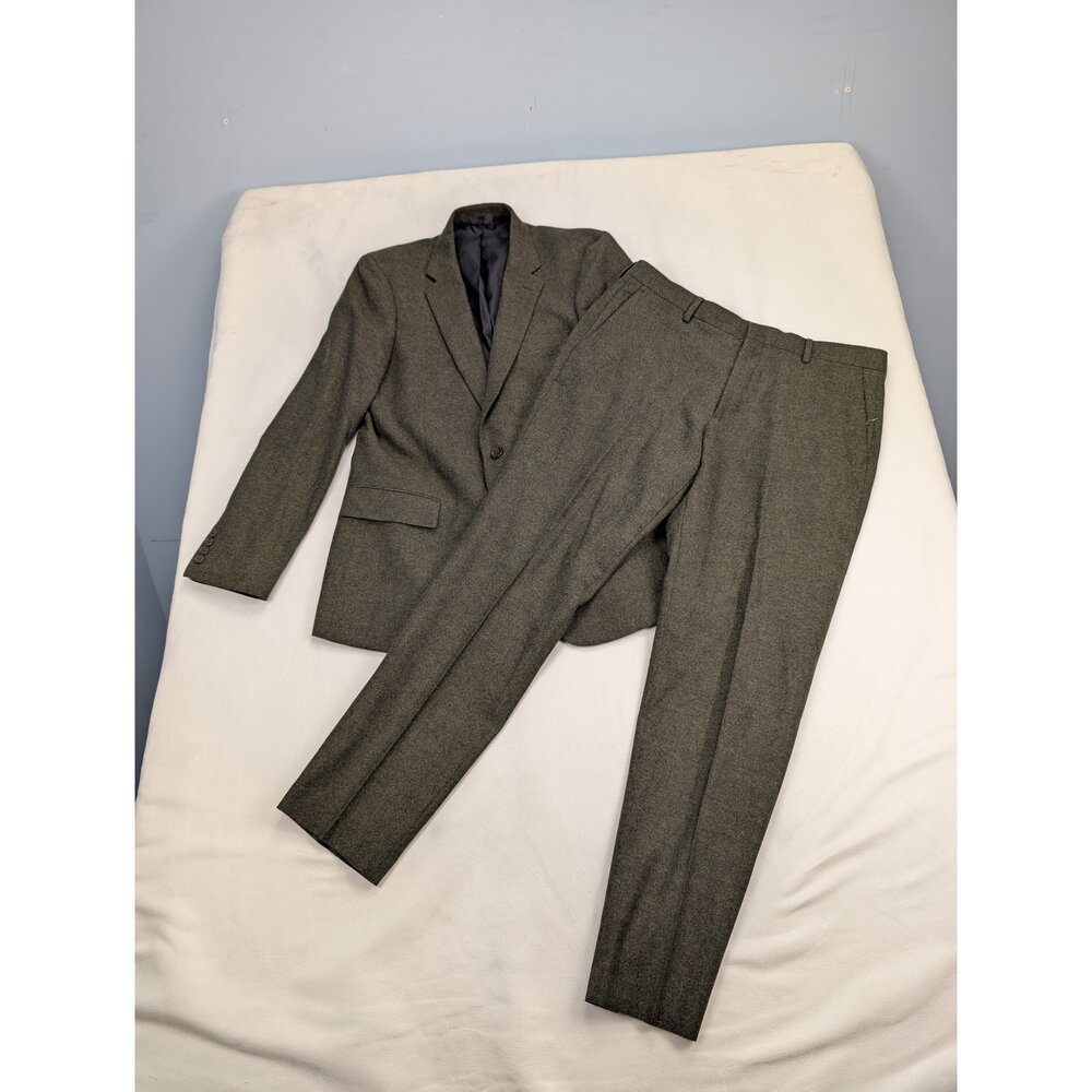 J.Crew Thompson Men's Suit 42L Jacket & 36x32 Pants Gray - Picture 2 of 15